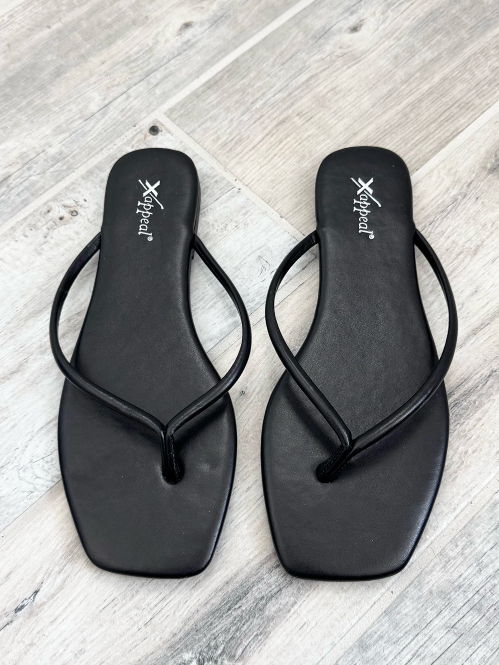 Xappeal Black Flip Flops